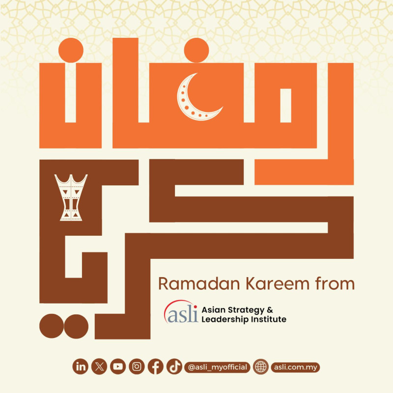 Ramadan Kareem from ASLI 🌙✨

ASLI wishes you and your loved ones a blessed and fulfilling Ramadan. May this time of reflection, prayer, and perseverance bring you peace, understanding, and a renewed sense of purpose.

Follow us: https://linktr.ee/asli_myofficial