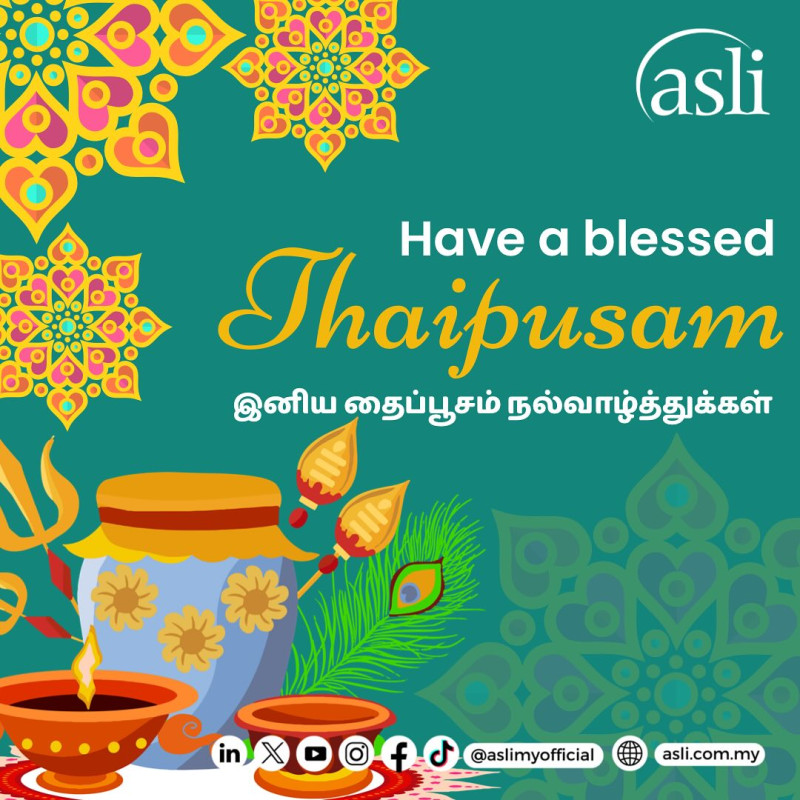 May the vibrant spirit of Thaipusam fill your heart with joy, strength, and divine blessings. Wishing you a blessed Thaipusam filled with devotion, courage, and fulfillment of your wishes.

Stay connected!
https://linktr.ee/aslimyofficial